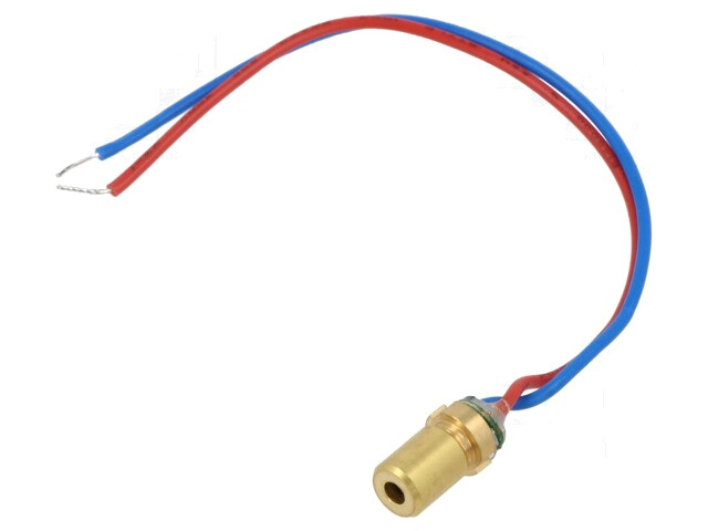 Module: laser; 1mW; rood; punt; 650nm; 2,7÷3,3VDC; 10÷30mA Module: laser; 1mW; rood; punt; 650nm; 2,7÷3,3VDC; 10÷30mA